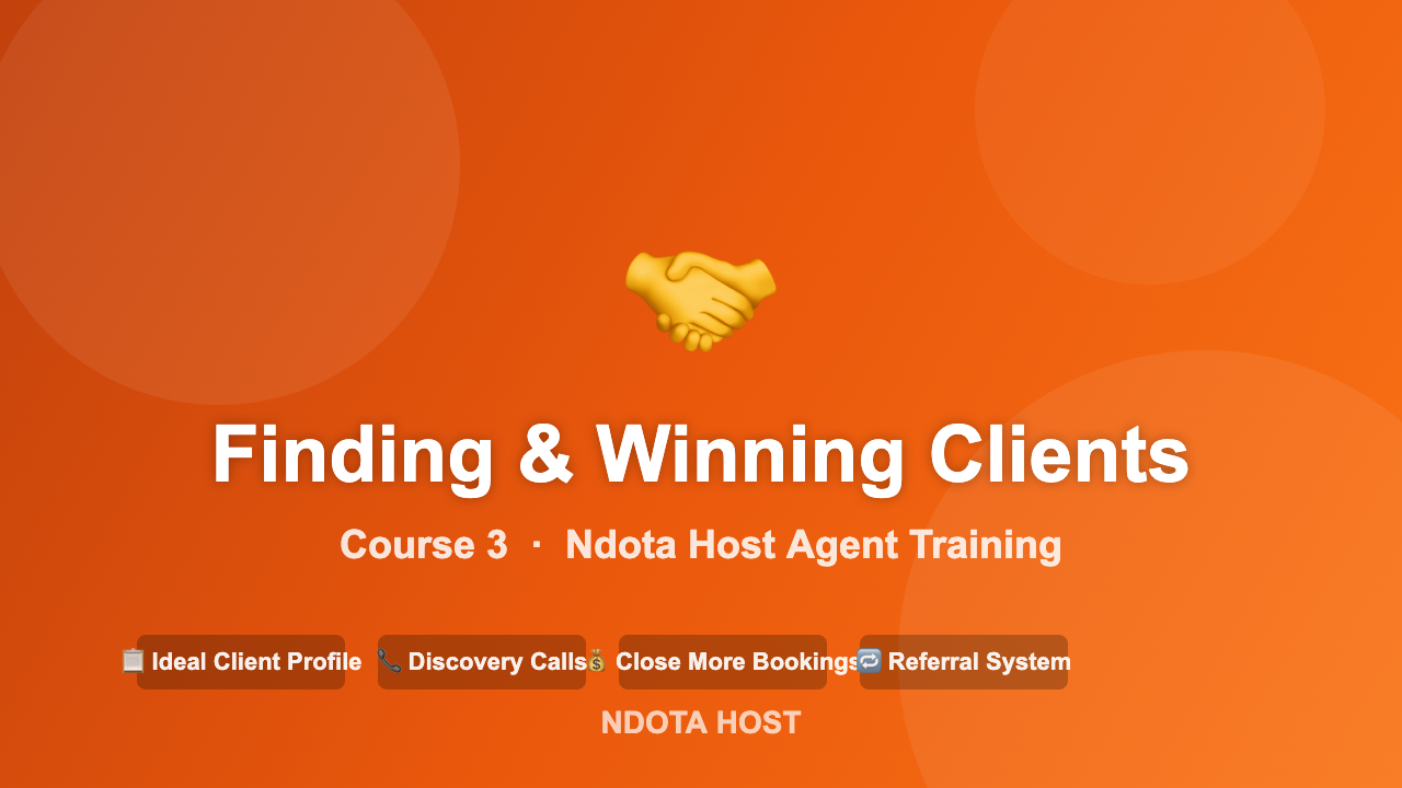 Finding & Winning Clients