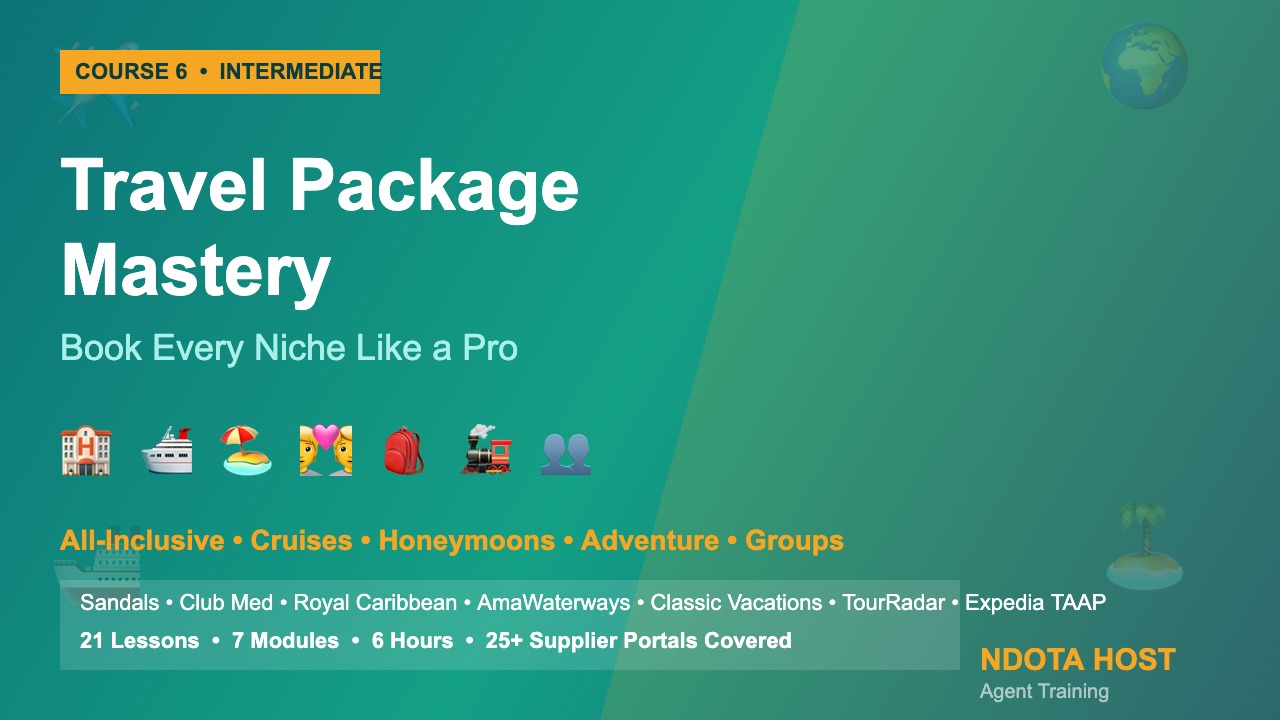Travel Package Mastery: Booking Every Niche Like a Pro
